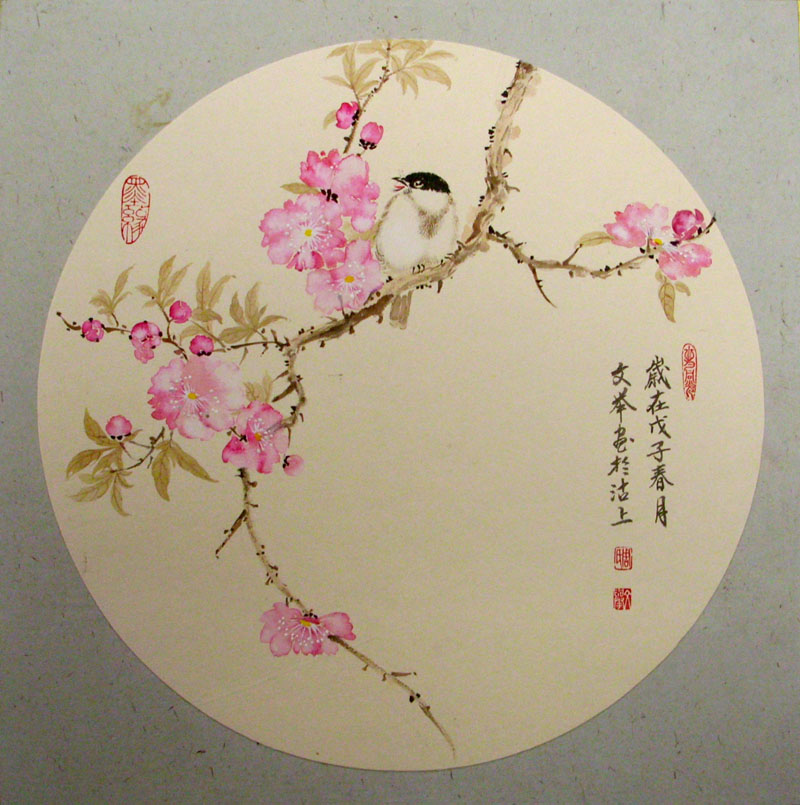 G200 工笔花鸟 1.5平尺 价格面议