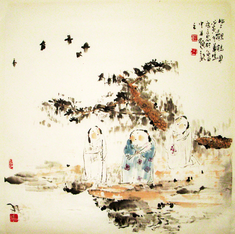 G061 人物 68cmx68cm 4平尺 价格面议