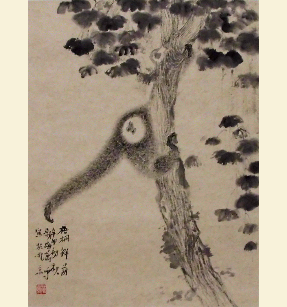 G059 猿猴 46.5cmx35cm 1.5平尺 新作品 价格面议