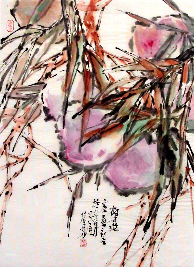 G143 69cmx50cm 3.3平尺 寿桃 价格面议