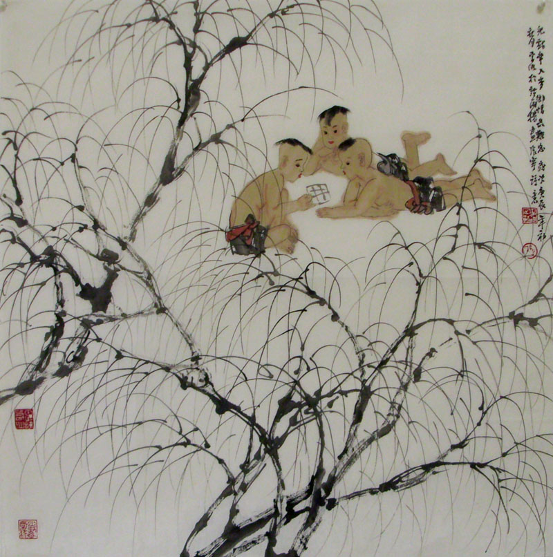 G063  68cmx68cm 4平尺 人物 价格面议