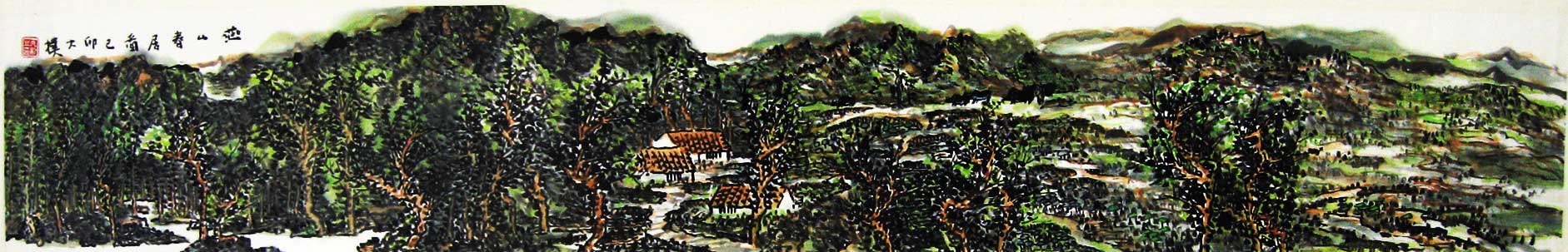 G189 140cmx22cm 3平尺 山水图 价格面议