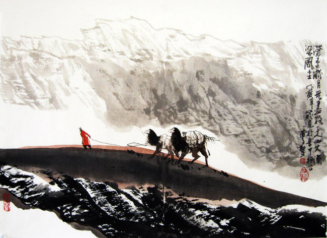 G203 69cmx50cm 3.1平尺 天山图 价格面议