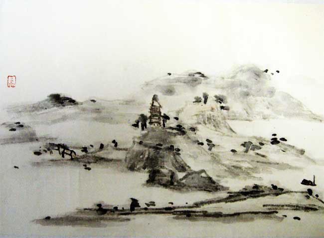 G206 33cmx46cm 1.4平尺 山水 价格面议