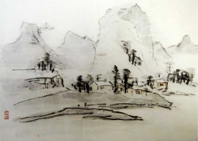 G205 33cmx46cm 1.4平尺 山水 价格面议