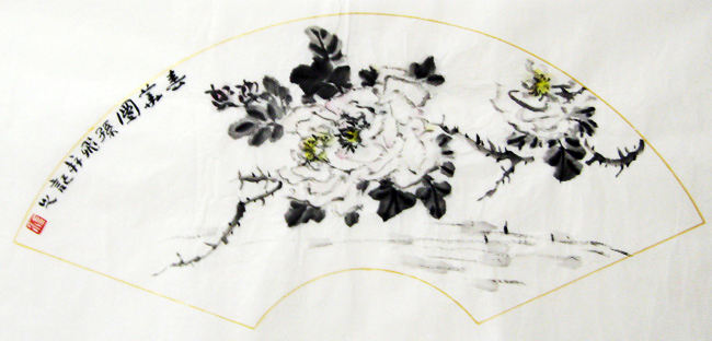 G171 扇面花卉 1.2平尺 价格面议