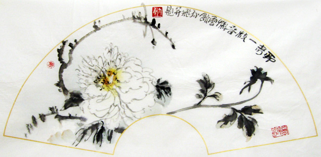 G168 扇面花卉 1.2平尺 价格面议