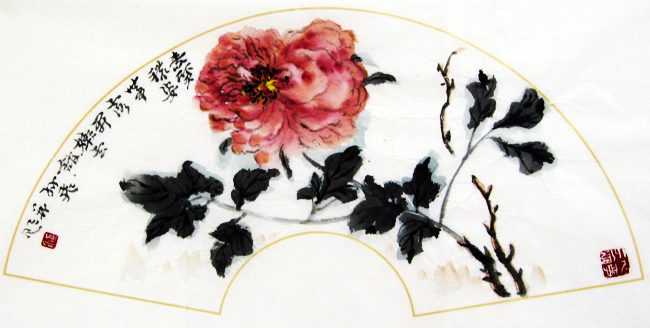 G167 扇面花卉 1.2平尺 价格面议