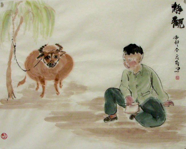 G019  56cmx46cm 2.3平尺 童年往事 价格面仪