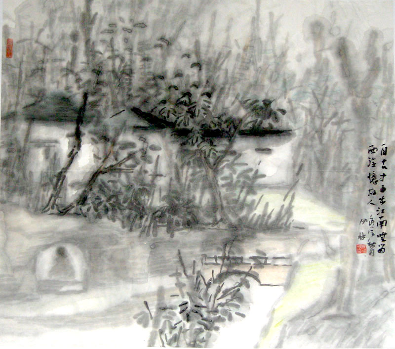 G048 68x68 4平尺 山水 藏品