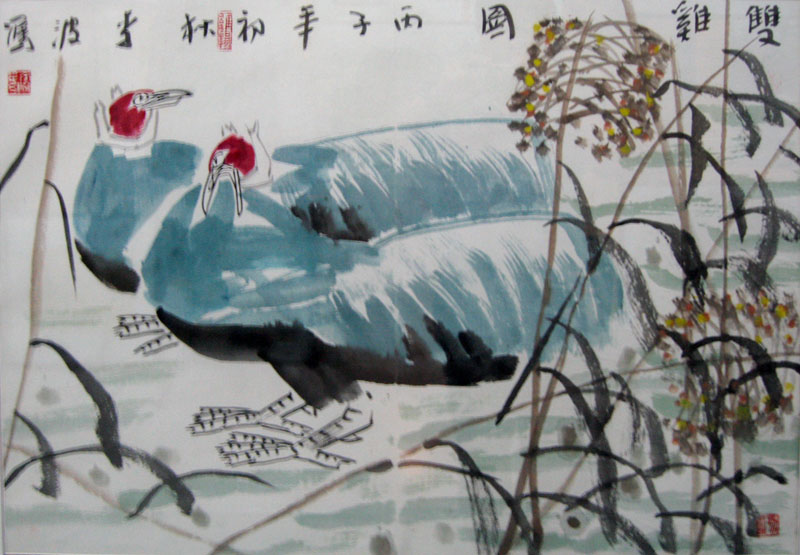 G069 85cmx60cm 4.6平尺 双吉图 价格面议