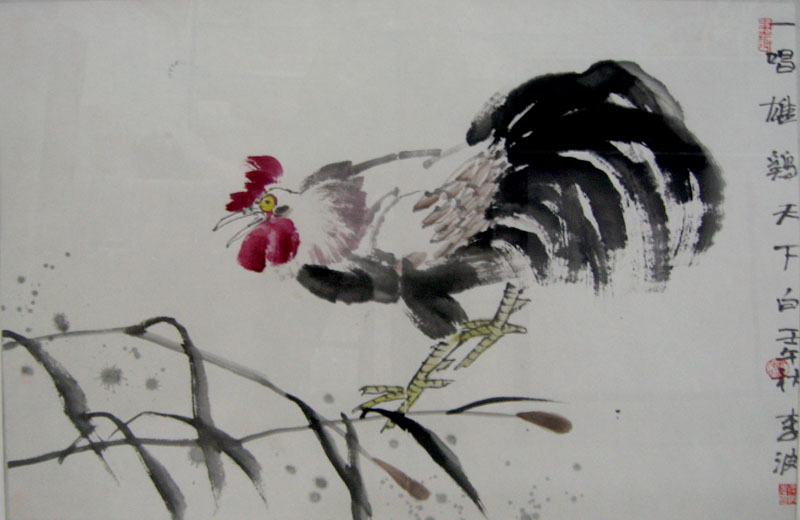 G068 大公鸡 83cmx61cm 4.6平尺 价格面议