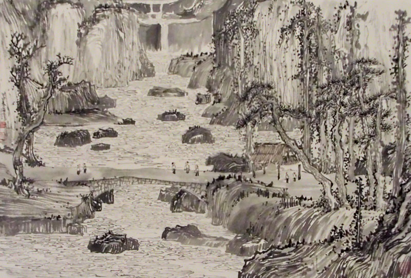 G085 49.5cmx75.5cm 山水 3.4平尺 价格面议