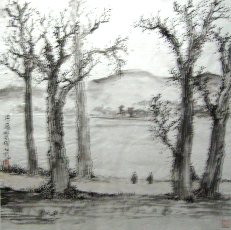 G081 68cmx69cm 4平尺 山水 藏品