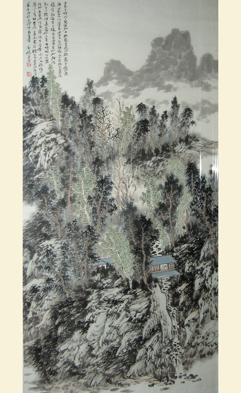 G096  136cmx69cm 8平尺 山水 价格面议