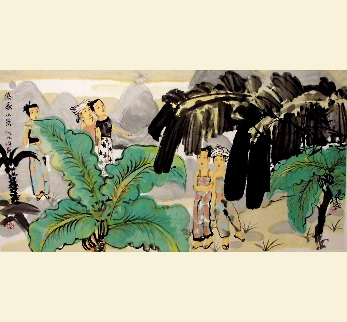 G122 136cmx69cm 8平尺 人物藏品