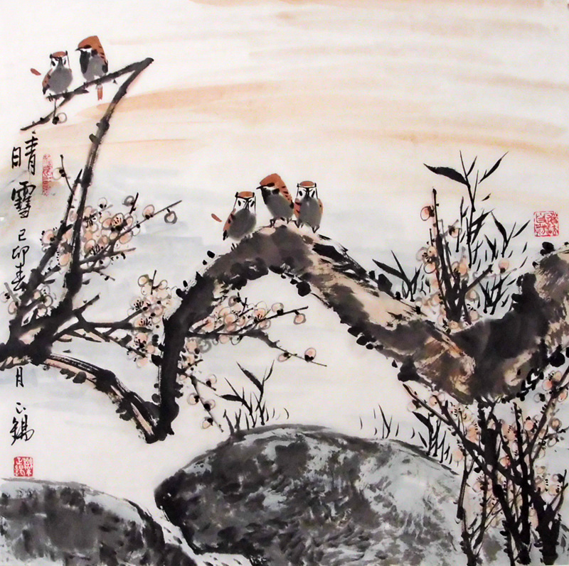 G127 68cmx68cm 4平尺-花鸟图 价格面议