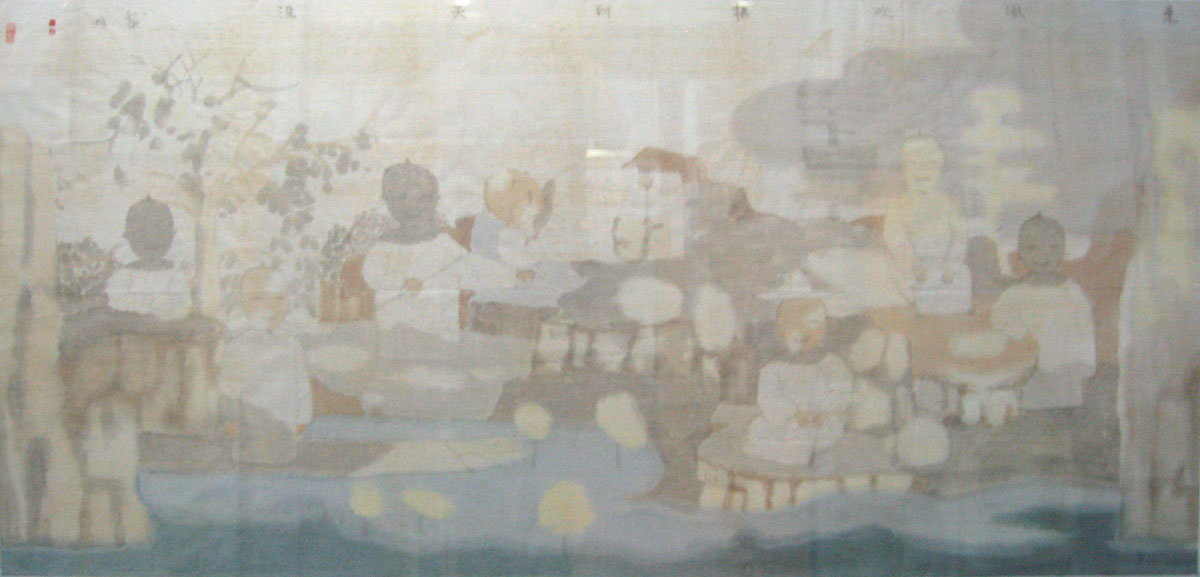 G187 140cmx69cm 8.7平尺 高士图 藏品