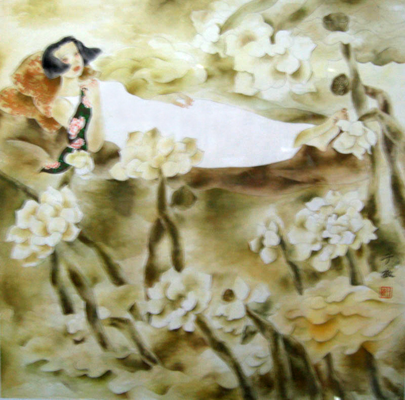 G199 66cmx69cm 4.1平尺 工笔画 价格面议