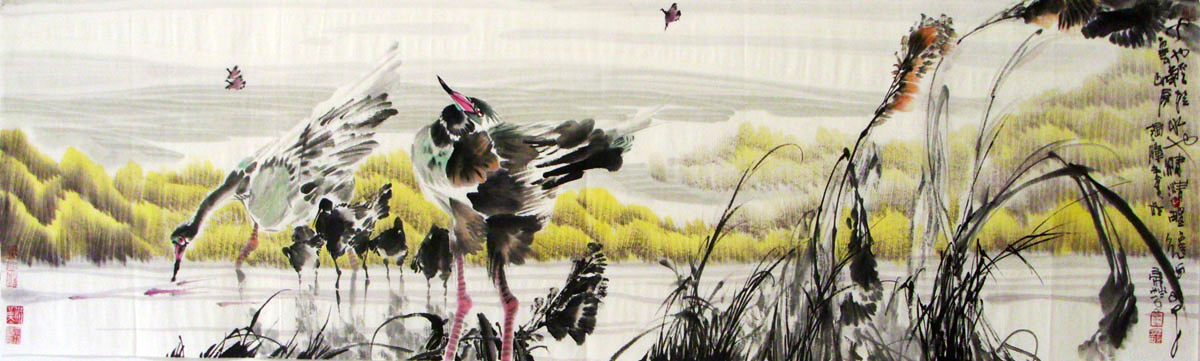 G223 180cmx50cm 8平尺 花鸟图 价格面仪