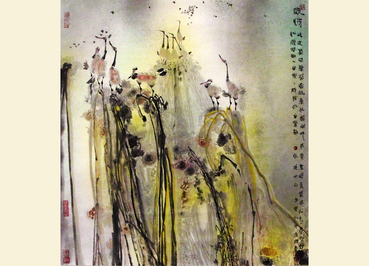 G218 95cmx97cm 8平尺 花鸟 价格面仪