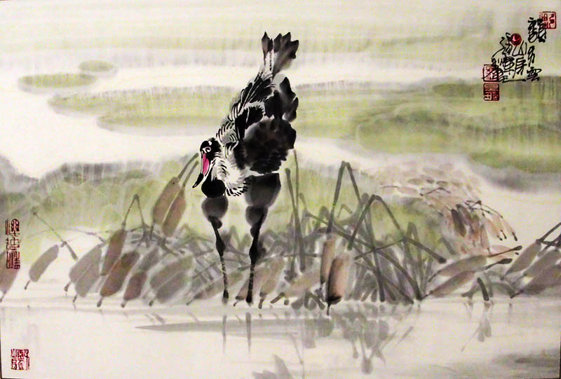 G217 68cmx45cm 3平尺 花鸟  价格面仪