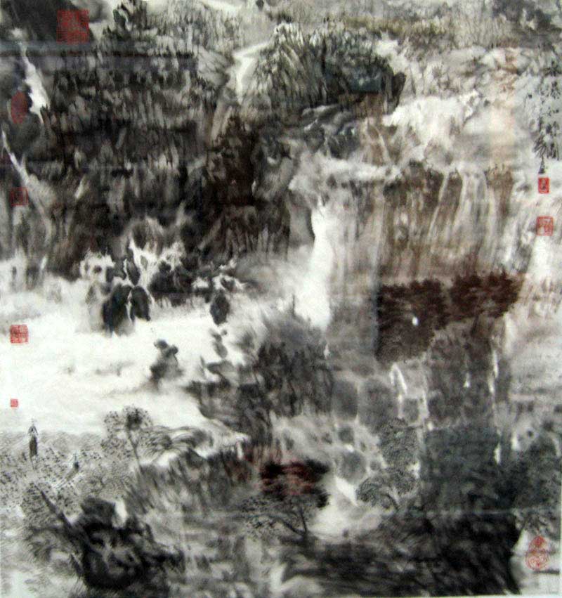 G235 70cmx71cm 4.4平尺 山水 藏品